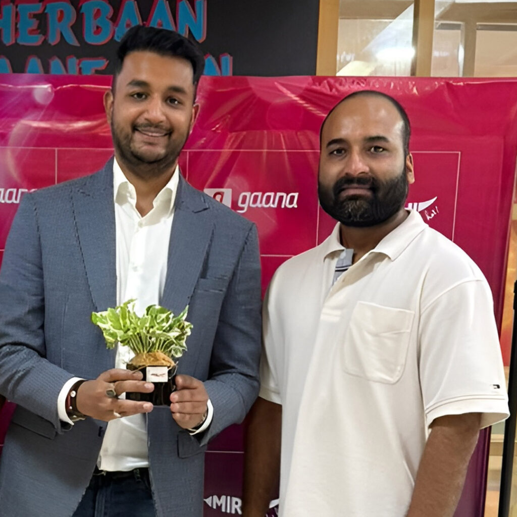 Adclan Media owner Mr. Sandeep Dubey with Mr. Sheetal Kumar Agrawalla MD of Galaxy Group/Sawasdee Group